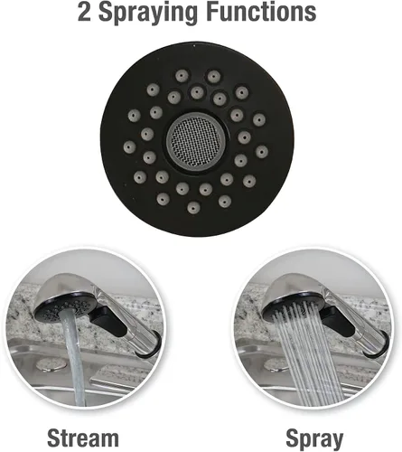 Miniatura 2 de Danco 10409 - Cabezal de espray extraíble para cocina, níquel cepillado
