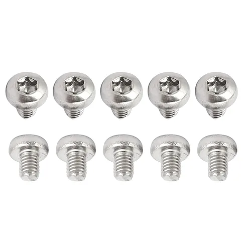 Miniatura 75 de DTGN Tornillos Torx de cabeza plana M1.0.236x0.118 in (DXL), paquete de 20, buenos para maquinaria, sujetadores de seguridad Torx de acero