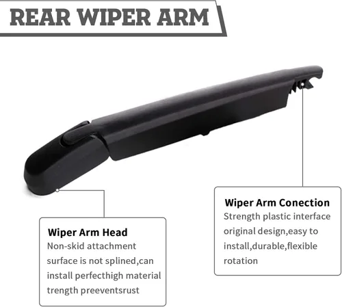 Miniatura 4 de Juego de tuercas de brazo y escobilla de limpiaparabrisas trasero de repuesto para KIA NIRO 2017-2020, conjunto de accesorios de cubierta