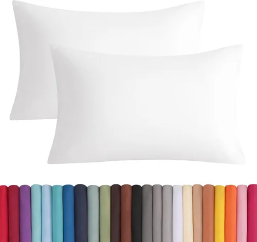 Miniatura 43 de BEDSUM Funda de almohada de microfibra para el cuerpo, suave, resistente a las arrugas y de fácil cuidado con cierre de sobre para adultos y mujeres