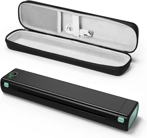 Miniatura 2 de Phomemo Impresora portátil - Impresora portátil inalámbrica para viajes, compatible con iOS y Android y laptop, mini impresora móvil Bluetooth