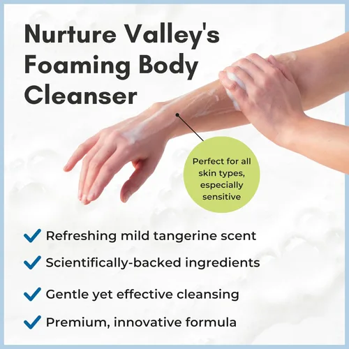 Miniatura 6 de Nurture - Limpiador espumoso sin agua sin enjuague Mujeres, camping, ancianos y cuidado hospitalario Lavado de ducha y baño sin agua con aloe
