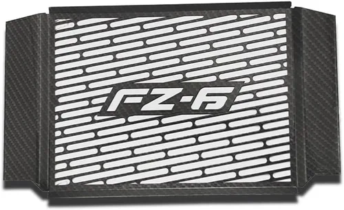 Miniatura 7 de Rejilla de radiador de motocicleta, protector de rejilla de radiador de motocicleta, cubierta de metal negro para modelos Y&AMAHA FZ6 FZ 6 FAZER
