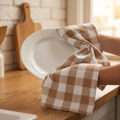 Miniatura 58 de Urban Villa Toallas de cocina 100% algodón para cocina (juego de 6) 20"x30" toallas de cocina altamente absorbentes, juego de ropa de cocina