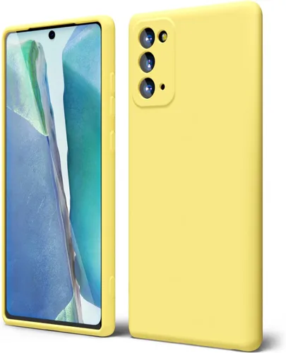 Miniatura 48 de oakxco Funda para teléfono Samsung Galaxy Note 20 Ultra de silicona líquida, bonita funda delgada y fina de goma suave TPU lisa y suave de gel