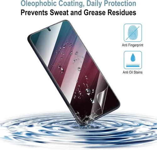 Miniatura 7 de [Paquete de 3+2] Protector de pantalla para Galaxy S22 y protector de lente de cámara para Samsung Galaxy S22 5G, 6.1 pulgadas, película híbrida 7H