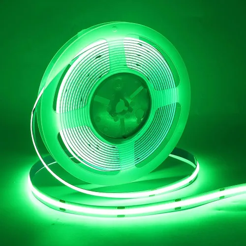 Miniatura 17 de COB - Tira de luces LED, 1.6 ft/1.6 pies, flexible, flexible, flexible, flexible, tira de luces LED COB DC 5V 320 LEDs/m, blanco cálido, 3000 K