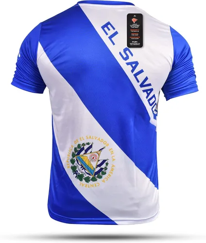 Miniatura 2 de Fury El Salvador Camiseta de Fútbol - El Salvador Camiseta de fútbol de El Salvador Jersey Hombres/Hombres/Mujeres/Unisex