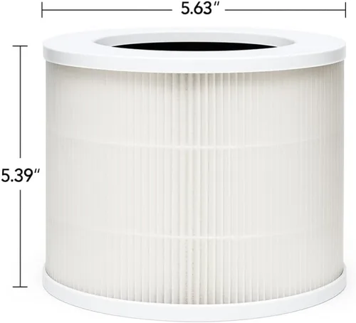 Miniatura 2 de Nispira GXZ-AP01 - Filtro de repuesto para purificador de aire portátil Proton Pure 3 en 1, carbón activado HEPA verdadero que elimina el humo, 2