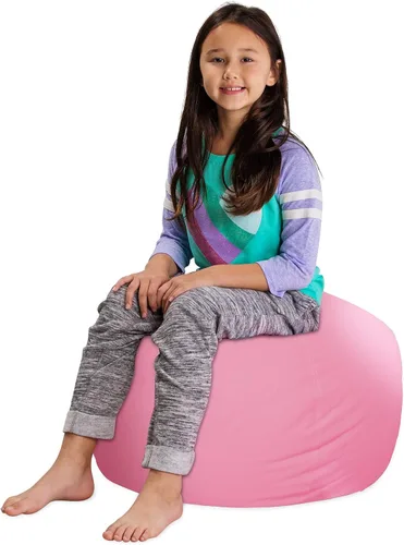 Miniatura 9 de Posh Stuffable Kids Funda de Silla Puf Rellenable para Almacenamiento de Animales de Peluche - Organizador de Juguetes Infantiles, Mediano 27