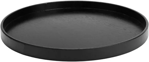 Bandeja de madera para servir, aperitivos, café, comidas, mesa otomana, almacenamiento decorativo, plato de madera, platos redondos para el hogar,