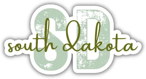 Miniatura 8 de South Dakota State Travel Sticker, Multiple Colors, SD State Code, Vinyl Laptop Water Bottle Planner Journal Places I've Been, Luggage Decal (Purple)