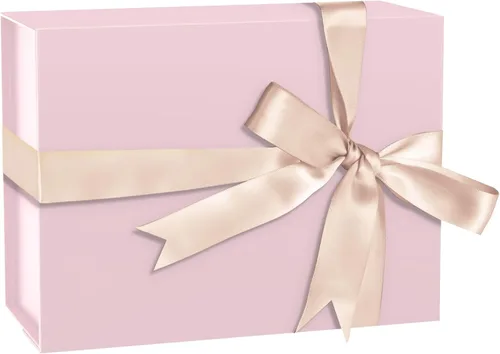Miniatura 11 de Cajas de regalo rosas con tapas, caja de regalo plegable con tapa magnética, caja de regalo plegable con tapa magnética
