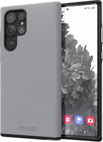 Miniatura 22 de Crave Funda para Galaxy S22 Ultra, funda de doble capa de protección a prueba de golpes para Samsung Galaxy S22 Ultra 5G (6.8 pulgadas) - Negro