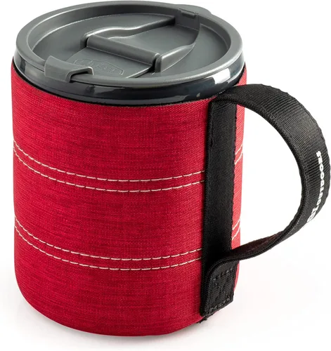 Miniatura 8 de GSI Outdoors Infinity Backpacker Mug - Taza de café ligera sin BPA para viajes, equipo de campamento, mochileros y exteriores - 17 oz. Verde Jaspeado