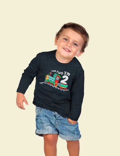 Miniatura 4 de Unordinary Toddler Camisa de 2 cumpleaños para niño Chugga Chugga Two Two Train im Two Year Old Second Birthday