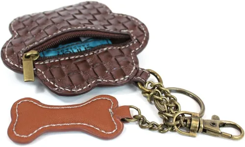 Miniatura 2 de CHALA Bolso de mano con encanto, cruzado o hombro, convertible grande, color marrón