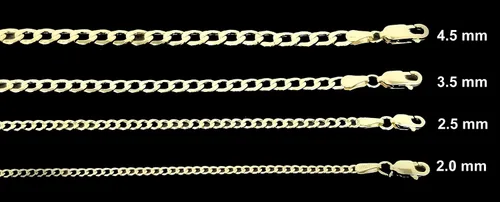 Miniatura 5 de Pulsera hueca de oro amarillo de 10 quilates y tobillera para mujer, 0.138in, Oro