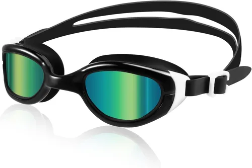 Aegend Gafas de natación polarizadas para niños, gafas de natación antivaho para niños de 6 a 11 años
