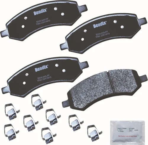 Miniatura 66 de Pastillas de freno delanteras cerámicas Bendix Priority1 CFC2302 para Hyundai Elantra 2021, Sonata 2022-2020, Kia K5 2023-2021