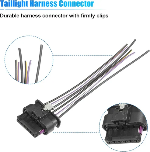 Miniatura 4 de X AUTOHAUX 1 Unidades Trasero Izquierdo Luz Trasera Luz de la Luz Trasera Panel Bombilla Socket W/Plug para BMW 320i 328d 328i 335i 328d xDrive