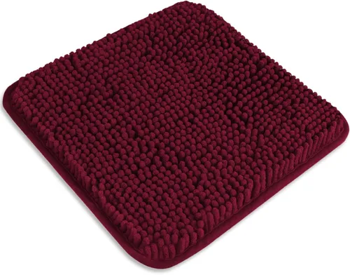 Miniatura 650 de Alfombra de baño pequeña de 12 x 18 pulgadas, lavable y absorbente, antideslizante, alfombra de baño de felpilla gruesa y suave para baño, ducha