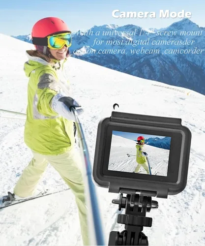 Miniatura 5 de Trípode para selfie stick extensible para teléfono con control remoto inalámbrico, portátil, ligero, para grabación de video, trípode de viaje