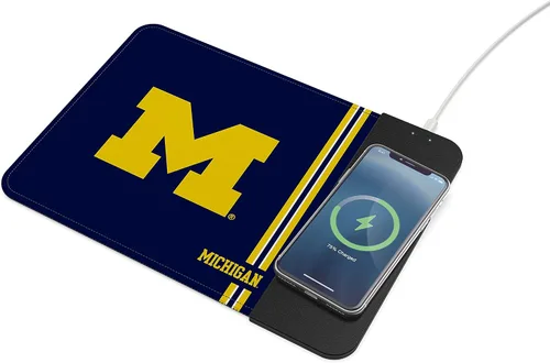 Miniatura 46 de SOAR NCAA Almohadilla de ratón unisex con carga inalámbrica para teléfono celular