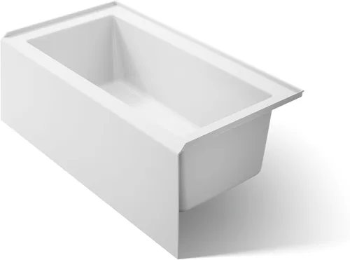 Kohler 1957-RA-0 Underscore 60" x 32" baño de alcoba drenaje derecho, Blanco