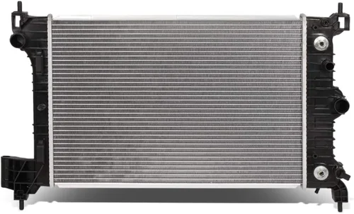 Miniatura 9 de DNA Motoring OEM-RA-13097 Radiador de núcleo de aluminio estilo OE de 1 fila compatible con 09-11 Pontiac G3 / Aveo5 AT, 23-5/8 pulgadas de ancho x