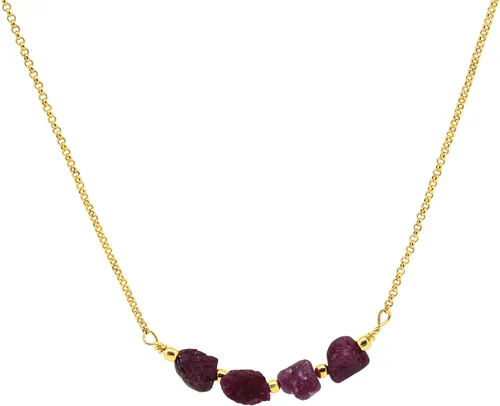 Miniatura 28 de Gempires Natural Raw Bar Crystals Pendant Necklace Handmade Jewelry 22 inch Adjustable Chain