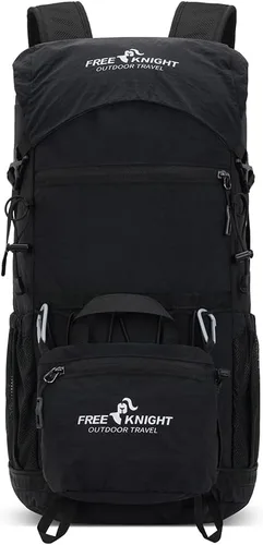 Miniatura 12 de Bseash Mochila de senderismo ligera de 30 L, bolsa de viaje impermeable para deportes al aire libre, mochila para ciclismo, escalada, esquí (caqui)