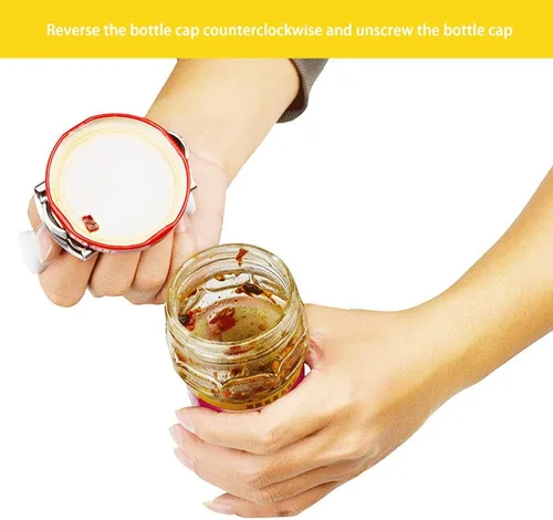 Miniatura 3 de Abridor de tarros, puede abrir botellas para personas mayores, artritis, manos débiles, herramienta manual de agarre de tapa, tarros de apertura sin