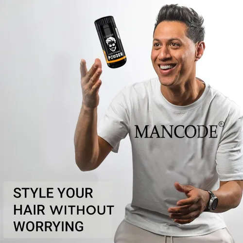 Miniatura 5 de MAN CODE Cera voluminizadora para el cabello, fijación fuerte, acabado mate, 24 horas de duración, 100% natural y seguro, polvo para peinar