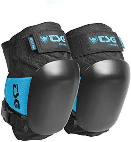 TSG Rodilleras Force III A (protección especial de impacto ACF) o Force V | Patineta, carcasa dura, EVA, nailon, adultos, certificado, ergonómico,
