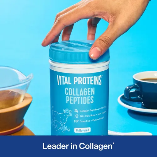 Miniatura 2 de Vital Proteins Péptidos de colágeno en polvo, promueve la salud del cabello, las uñas, la piel, los huesos y las articulaciones, cero azúcar, sin