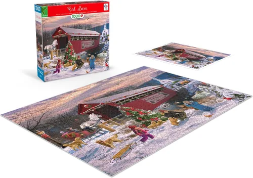 Miniatura 4 de Ceaco - Navidad clásica - Granero rojo - Rompecabezas de 1000 piezas