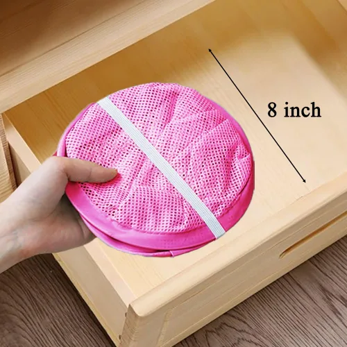 Miniatura 4 de Cesta de lavandería desplegable, cesta portátil de malla para lavandería, contenedor de almacenamiento de ropa plegable para dormitorio, dormitorio