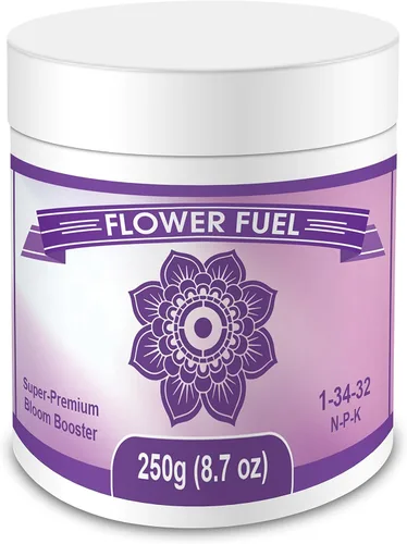 Fertilizante para flores, modelo Flower Fuel, 1-34-32, 8.8 onzas, el mejor estimulador de floración, para obtener una cosecha más grande y