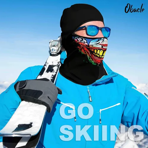 Miniatura 19 de Obacle Pasamontañas para hombres y mujeres, para invierno, clima frío, esquí, ciclismo, caza