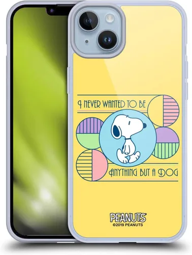 Miniatura 120 de Head Case Designs Snoopy Deco Dreams - Funda de gel suave con licencia oficial de Peanuts Blue Pattern compatible con Apple iPhone 7 Plus/iPhone 8