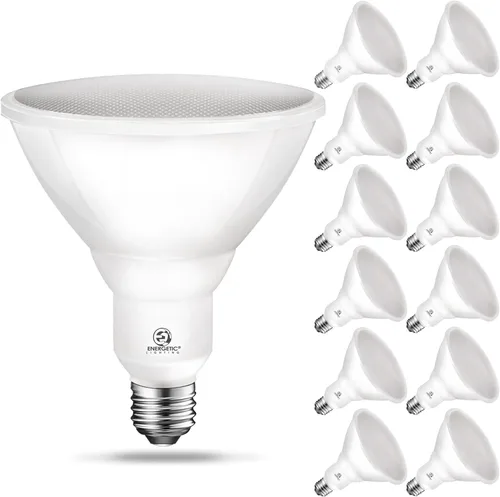 Energetic PAR38 - Bombilla LED para exteriores, luz diurna de 5000 K, equivalente a 90 vatios (11 W), clasificación húmeda, 900 lm, base E26, no