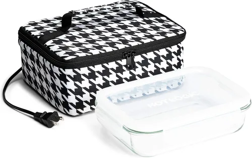 Miniatura 17 de HOTLOGIC Mini lonchera térmica - Calentador eléctrico portátil de alimentos para hombres y mujeres - Ideal para el trabajo, la oficina y la Rojo