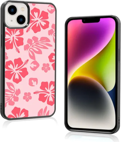 Miniatura 40 de FANXI Funda de teléfono de hibisco azul compatible con iPhone 11 de 6.1 pulgadas, funda protectora a prueba de golpes de TPU con bonita flor azul