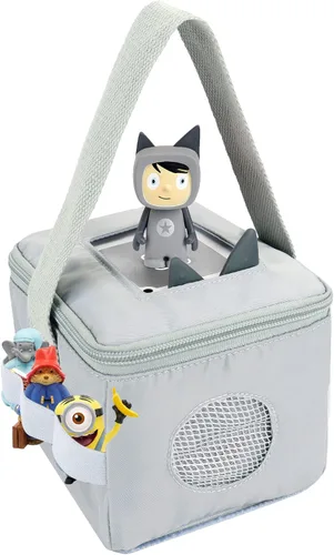 Miniatura 11 de Annmore Estuche de transporte para Toniebox, organizador de almacenamiento para reproductor de audio y figuras, compatible con versiones 1 y 2 (azul)