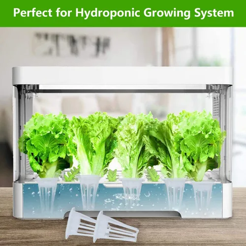 Miniatura 2 de 50 cestas cuadradas de cultivo para suministros hidropónicos de interior, sistema de cultivo hidropónico, vainas de semillas de plantas compatibles