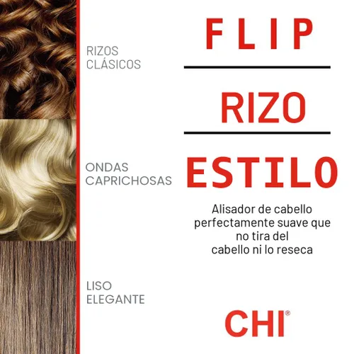 Miniatura 5 de CHI Original plancha plana de 1” para alaciado de cabello, para estilizar, profesional, color negro