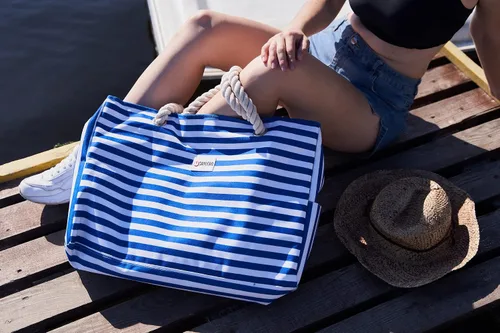 Miniatura 7 de SHYLERO Bolsa de playa y bolsa de piscina - XL - Cremallera - Impermeable IP64 - L22 x H15 x W6