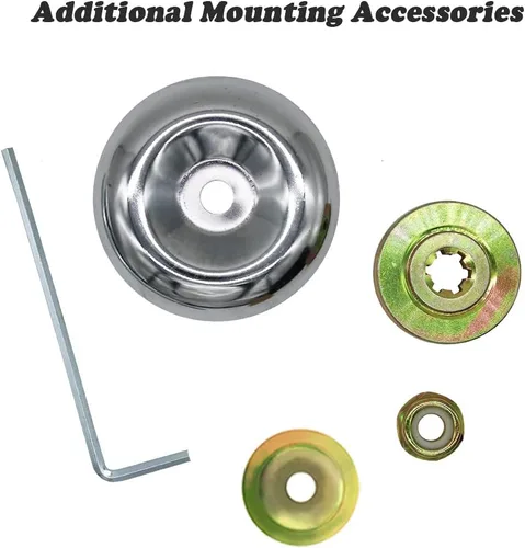 Miniatura 3 de CZS Cuchilla de dientes de motosierra de 9 pulgadas, hoja cortadora de cepillo de dientes de motosierra 20T, 2 unidades (adaptador incluido)