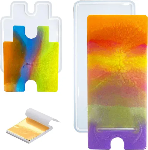 Miniatura 9 de Molde de silicona de resina de 3 niveles para tartas y postres, juego de moldes de fundición epoxi con accesorios de hardware para bricolaje